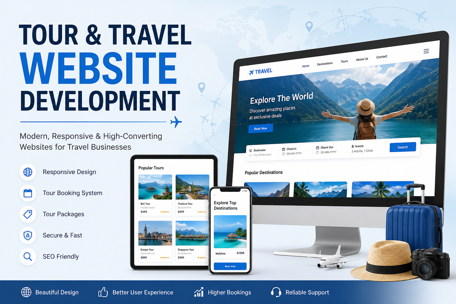 Tour and Travel Website Development