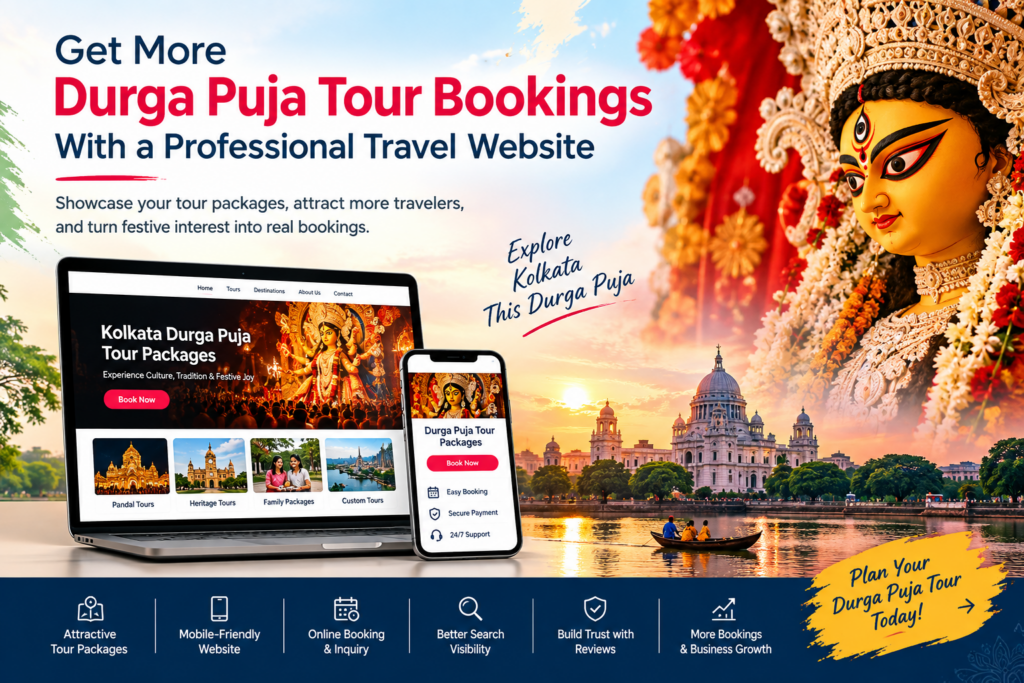 Get More Durga Puja Tour Bookings With a Professional Travel Website