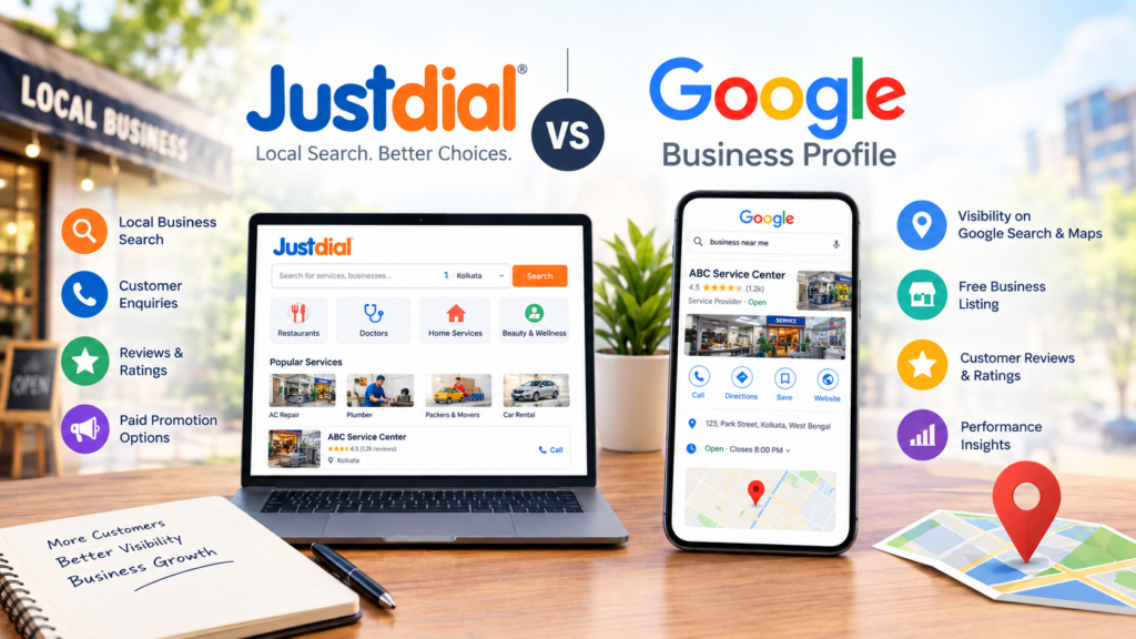 Justdial vs. Google Business Profile